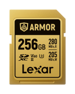 Cartão de memória Lexar 256 GB ARMOR GOLD UHS-II SDXC
