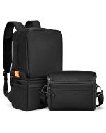 Mochila para Câmera K&F Concept 22L 2 em 1 – Design Impermeável com Abertura Lateral Rápida