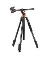 Tripé Profissional K&F Concept 10kg - Altura 170cm, Cabeça Esférica e Coluna Reversível