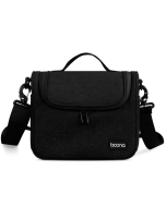 Bolsa de Ombro Preta Tamanho G para Câmeras DSLR e Mirrorless Sony, Nikon e Canon