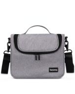 Bolsa de Ombro Impermeável para Câmera DSLR e Mirrorless Sony, Nikon e Canon (Cinza) M