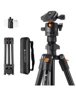 Tripé de Viagem K&F Concept Compacto - Leve, Portátil e para Mirrorless
