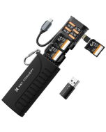 Leitor de cartão estojo Hub 2 em 1 Usb C