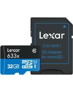Cartão de Memória microSDHC Lexar Blue 32GB 633x UHS-I 100MB/s