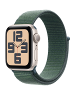 Apple Watch SE 2 40mm, GPS, Alumínio Starlight, Pulseira Loop Green