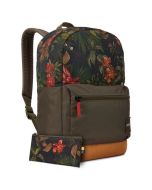 Mochila Commence 24L para Laptop – Compartimento Acolchoado, Organização Interna e Estampa Multi Floral