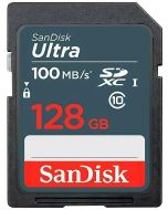 Cartão de Memória SDXC SanDisk Ultra 128GB UHS-I 100MB/s