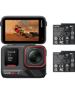 Kit com 2 Baterias para Câmera Insta360 Ace Pro 2 – Energia Extra para Gravações Prolongadas