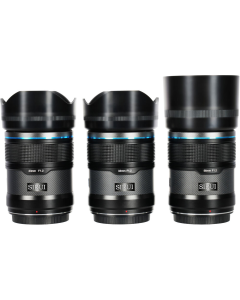 Kit de 3 Lentes Sirui Sniper f/1.2 para Sony E - 23,33,56MM