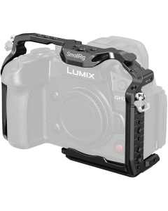 Cage SmallRig para Panasonic Lumix GH7/GH6 – Estrutura em Alumínio com Pontos de Montagem para Acessórios Profissionais
