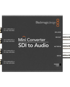 Conversor de Áudio Blackmagic Design SDI para Áudio – Extração Profissional de Som