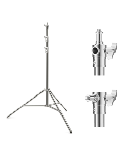 Tripé de Iluminação K&F Concept 2,8 m – Suporte Profissional em Aço com Rosca 1/4" e 3/8"