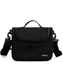 Bolsa de Ombro Preta Tamanho G para Câmeras DSLR e Mirrorless Sony, Nikon e Canon