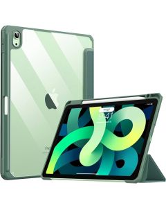 Capa Transparente iPad Air com Suporte para Pencil -Verde Escuro