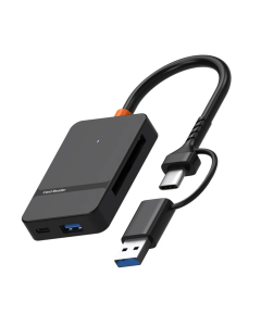 Leitor de cartão de memória 8 em 1 Usb C com adaptador USB