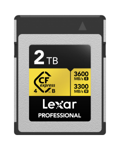 Cartão de Memória CFexpress 4.0 Lexar Profissional Gold 2TB Type B 3600MB/s