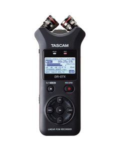 Gravador Portátil de Áudio TASCAM DR-07X – Captação Estéreo de Alta Qualidade