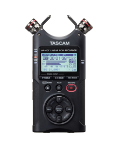 Gravador Portátil de Áudio TASCAM DR-40X – Captação Estéreo Profissional para Música e Campo