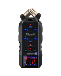 Gravador Zoom H6 Essential com 6 Trilhas em 32-bit Float