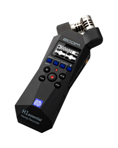 Gravador Portátil Zoom H1essential 32-bit Float para Podcast e Vídeo