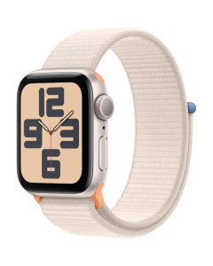 Apple Watch SE 2 44mm, GPS, Alumínio Starlight, Pulseira Loop Starlight