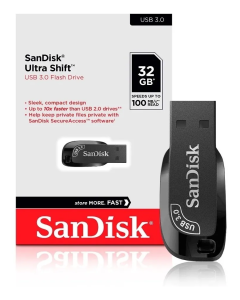 Pen Drive SanDisk 32GB USB 3.0 Ultra Shift 