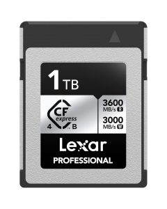 Cartão de Memória CFexpress 4.0 Lexar Profissional Silver 1TB Type B 3600MB/s