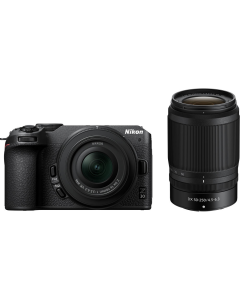 Câmera Nikon Z30 Mirrorless 20.9mp, 4k com lente 16-50mm + Z DX 50-250mm f/4.5-6.3 VR