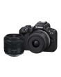 Câmera Canon EOS R50 Mirrorless com lente RF-S 18-45mm f/4.5-6.3 IS STM + RF 35mm f/1.8 Macro IS STM