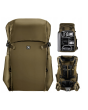 Mochila Fotografia K&F Concept Star Wander 01 30L – Organização e Proteção para Equipamentos (Champagne)