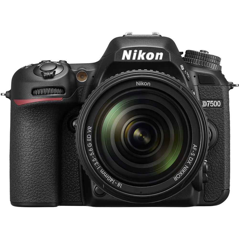 Câmera Nikon D7500 Af-s 18-140mm ED VR, 20.9mp, 4k, Wi-Fi
