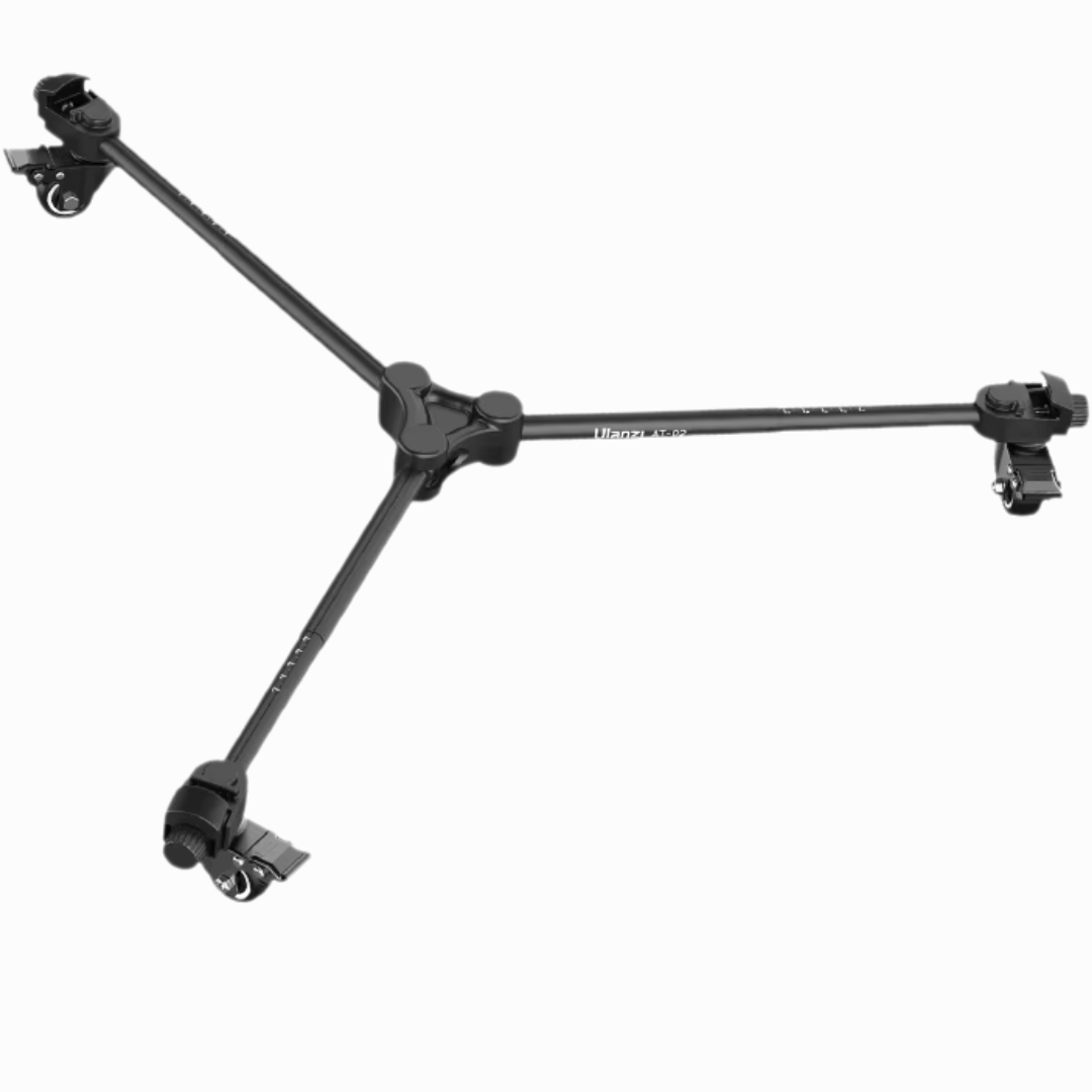 Base de Tripé de Iluminação Ulanzi AT-02 com Rodinhas – Leve, Portátil e Ajustável