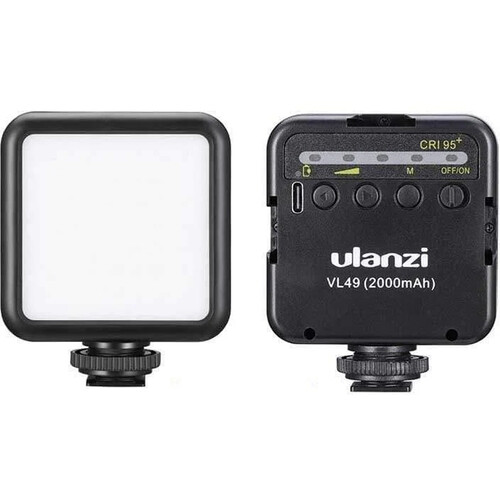 Mini Luz LED Ulanzi VL49 Bicolor – Compacta e Portátil para Vídeo