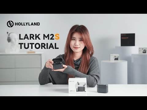 Microfone Wireless Hollyland Lark M2S DUO Combo com conector para Câmera e Dispositivos Móveis (USB-C e Adaptador Lightning)