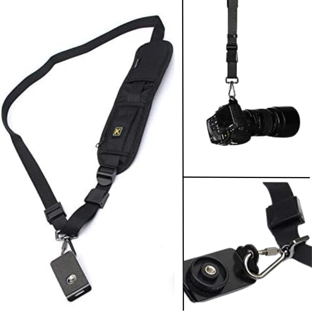 Alça De Ombro P/ Dslr Quick Strap - Tipo Black Rapid
