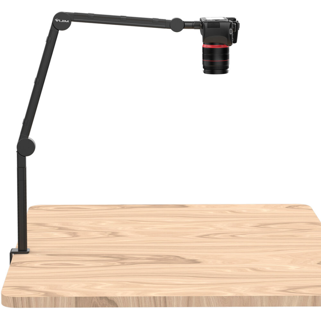 Braço Articulado Multifuncional VIJIM LS24 – Suporte para Microfone, Câmera, Celular, GoPro e Iluminação