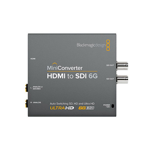 Conversor de Vídeo Blackmagic Mini Converter HDMI para SDI – Conversão Profissional de Sinal