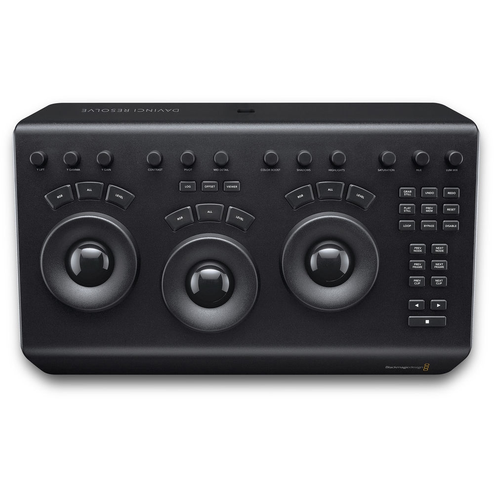 Controlador de Cor Blackmagic Design DaVinci Micro Panel – Correção de Cor Profissional