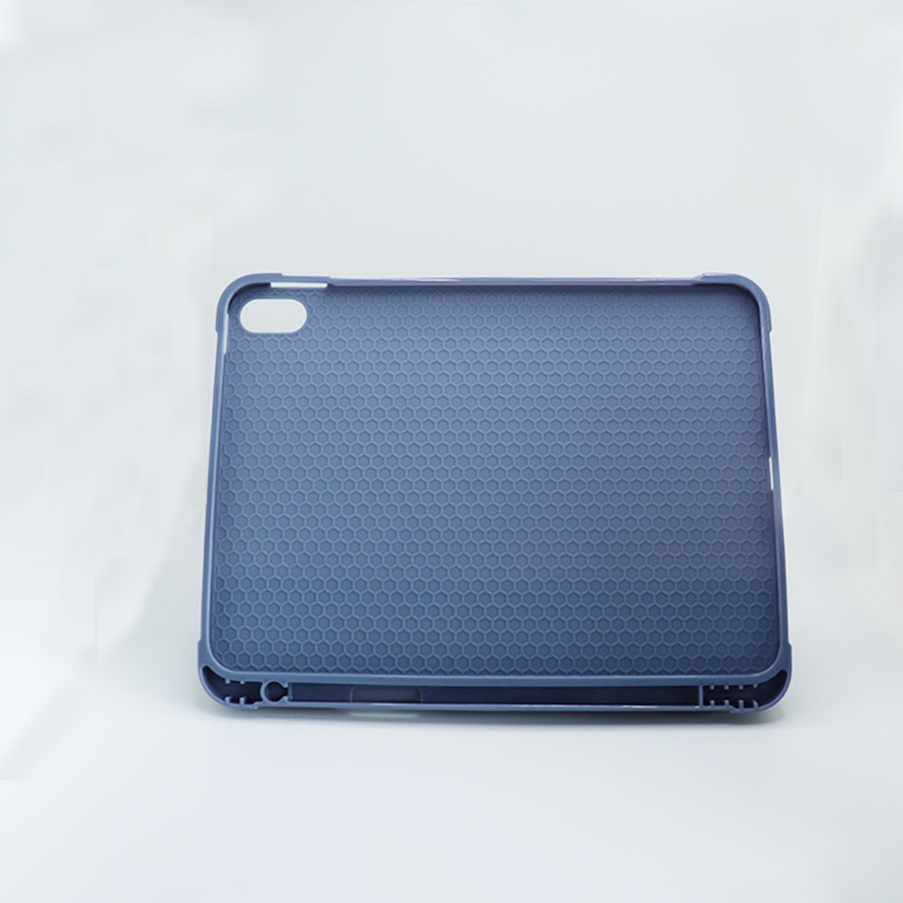Capa Silicone iPad Air com Suporte para Pencil - Roxo 