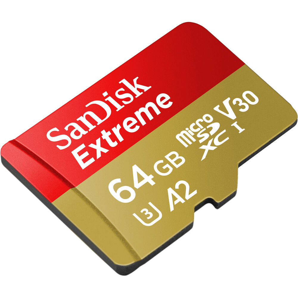 Cartão de Memória microSDXC SanDisk Extreme 64GB UHS-I 170MB/s
