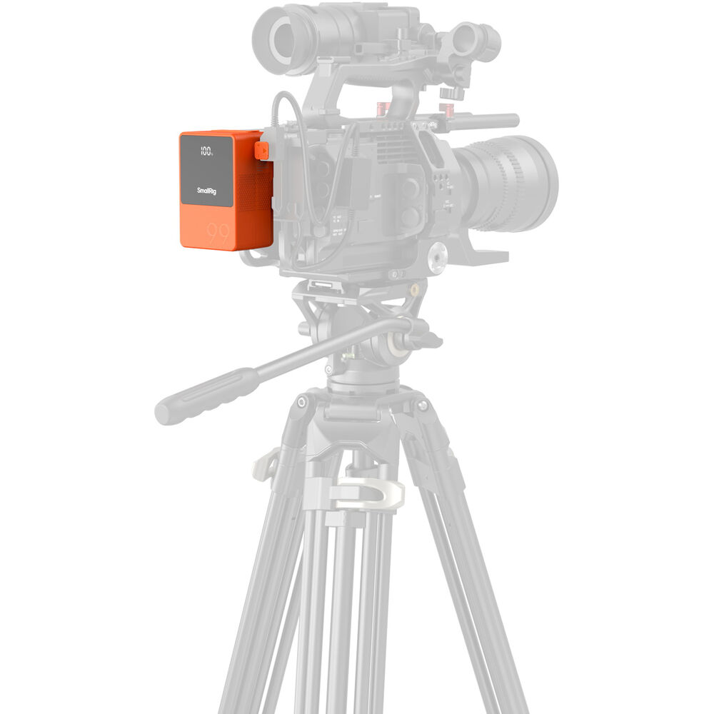 Bateria SmallRig VB99 Mini V-Mount (Laranja) – 99Wh, USB-C PD e Design Compacto
