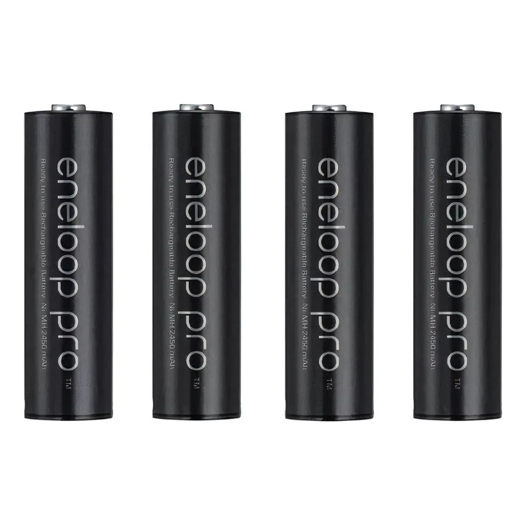 Carregador de Pilhas Panasonic Eneloop Pro + 4 Pilhas AA