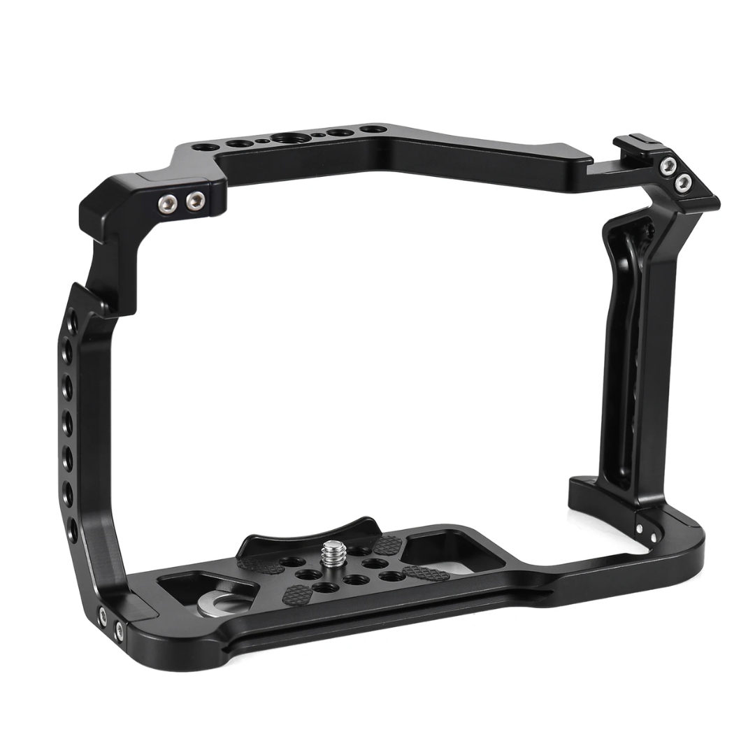 Cage Andoer para Câmeras Canon R5, R6 e R6 Mark II – Proteção e Montagem de Acessórios Profissionais