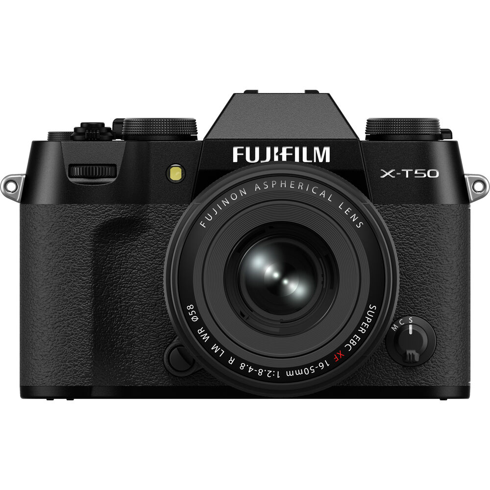 Câmera FUJIFILM X-T50 Mirrorless com lente XF 16-50mm f/2.8-4.8 - Preta