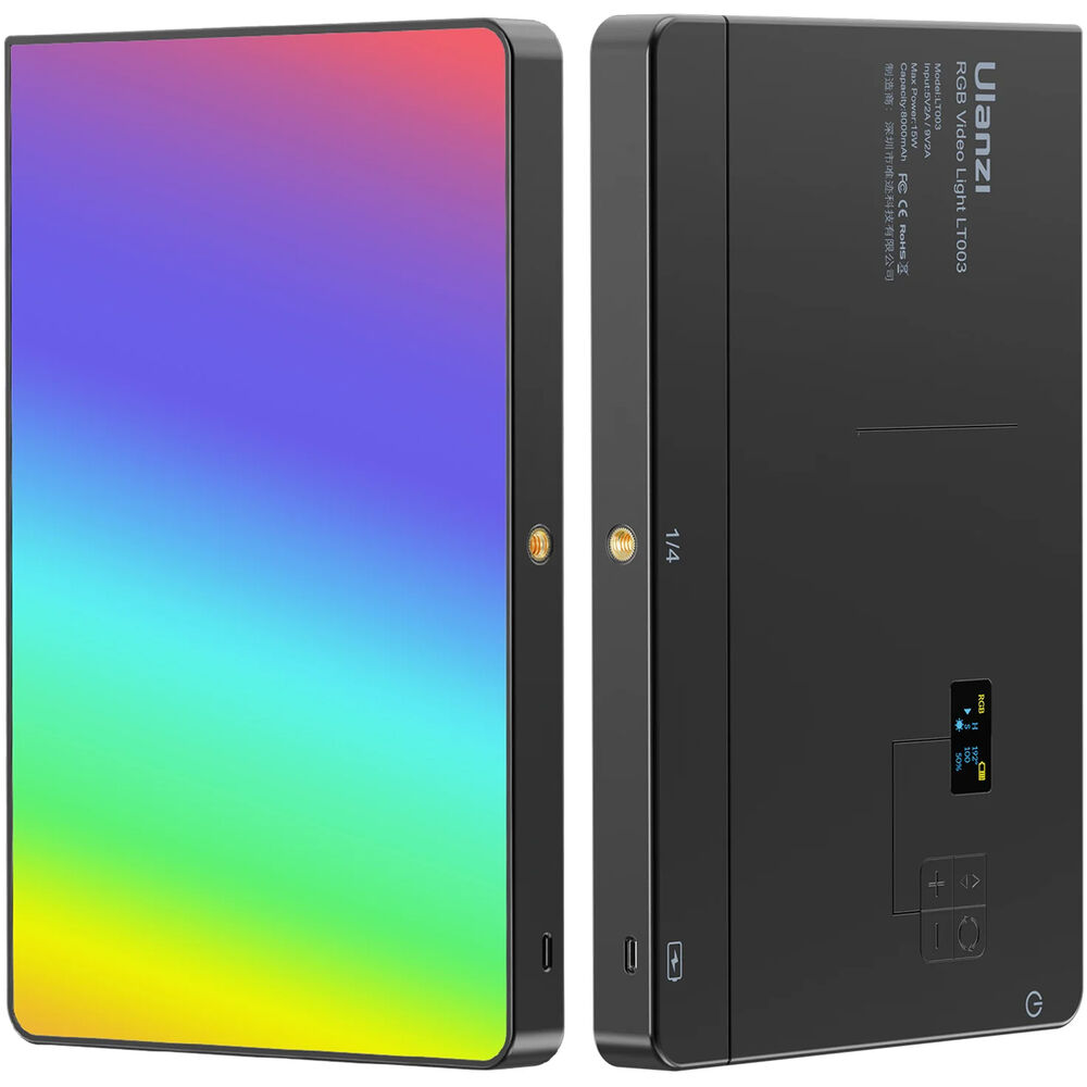 Painel de Luz LED RGB 10" Ulanzi LT003 – Portátil e Versátil